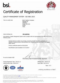 QMS certificate 2018